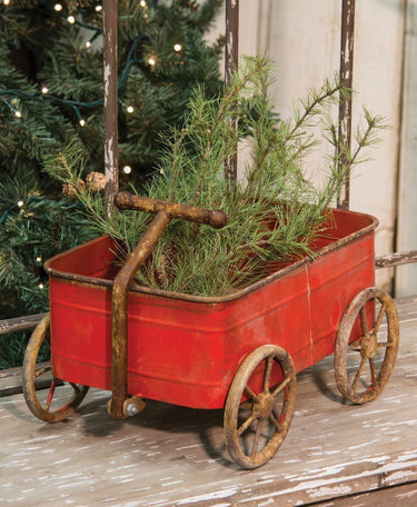 Rustic Red Wagon - The Fox Decor